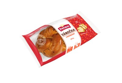 Obrázek Vánočka s rozinkami 200 g balená