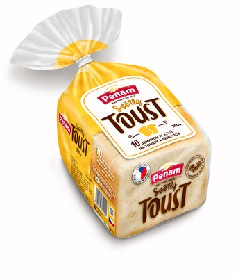 Obrázek Penam Chléb toustový světlý 250g