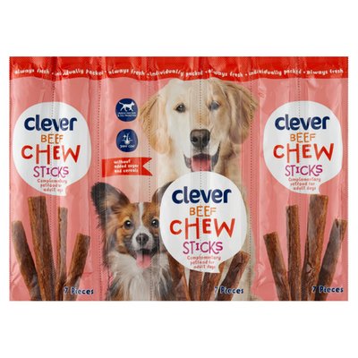Obrázek clever Tyčinky s hovězím 7 x 11g (77g)