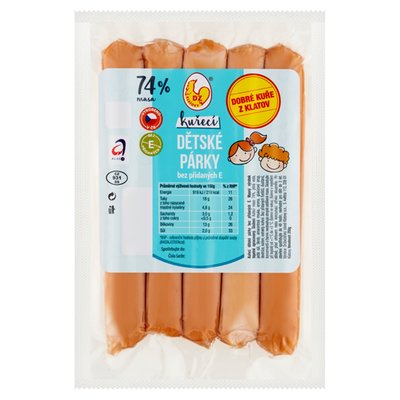 Obrázek DZ Klatovy Dětské párky 250g