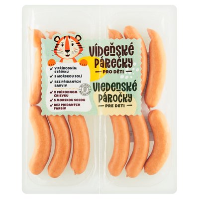 Obrázek Vídeňské párečky pro děti 0,300kg
