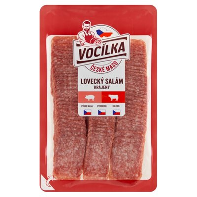 Obrázek VOCÍLKA Lovecký salám krájený 100g