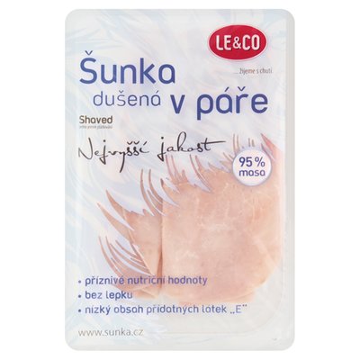 Obrázek Le & Co Shaved Šunka dušená v páře 100g