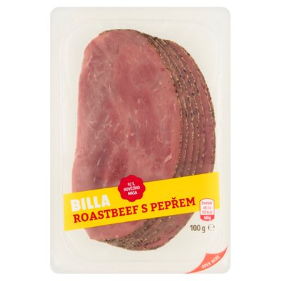 Obrázek BILLA Roastbeef s pepřem 100g