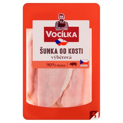 Obrázek VOCÍLKA Šunka od kosti výběrová 100g