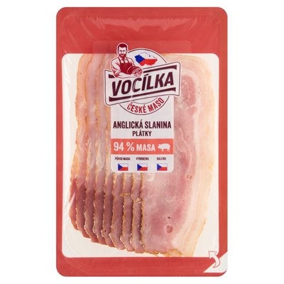 Obrázek VOCÍLKA Anglická slanina plátky 100g