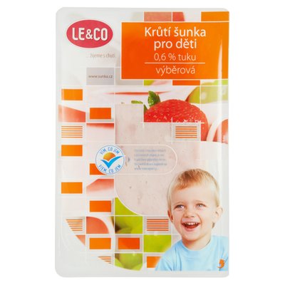 Obrázek Le & Co Krůtí šunka pro děti krájená 100g