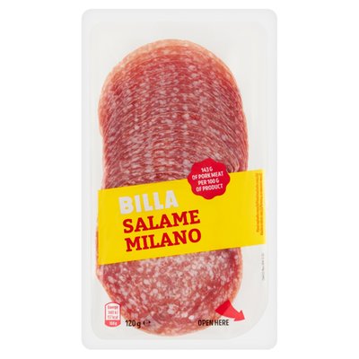 Obrázek BILLA SALAME MILANO 120G TA