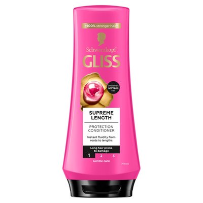 Obrázek Schwarzkopf Gliss regenerační kondicionér Supreme Length pro dlouhé vlasy 200ml