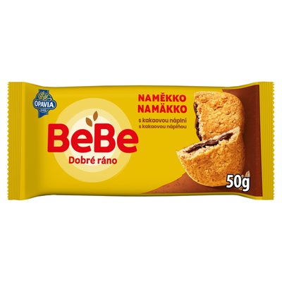 Obrázek Opavia cereální bochánek BeBe Dobré Ráno Naměkko kakaová náplň 50g