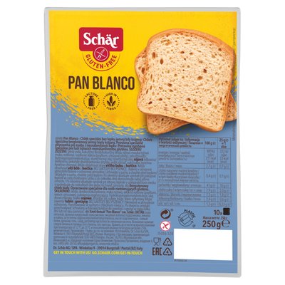 Obrázek Schär Pan Blanco chléb speciální bez lepku krájený 250g