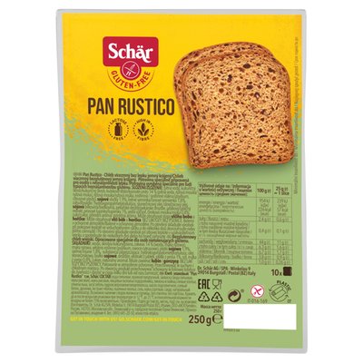 Obrázek Schär Pan Rustico chléb vícezrnný bez lepku krájený 250g