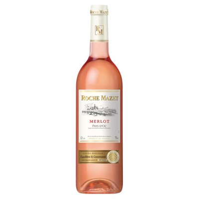 Obrázek Roche Mazet Merlot Rosé růžové víno suché 0,75l