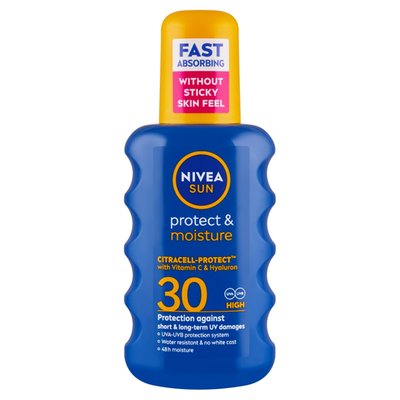 Obrázek Nivea Sun Protect & Moisture Hydratační sprej na opalování OF 30 200ml