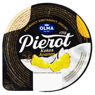Obrázek Olma Pierot Smetanový jogurt s kokosem a ananasem 175g