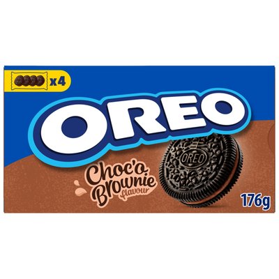 Obrázek Oreo sušenky Choco Brownie s kakaovou náplní 176g