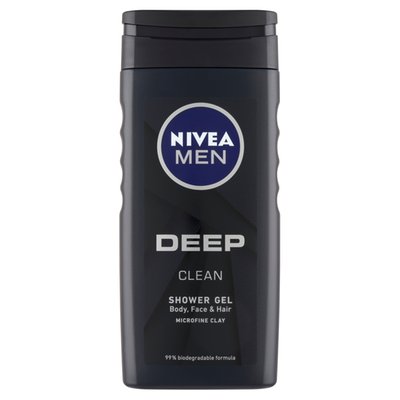 Obrázek Nivea Men Deep Clean Sprchový gel 250ml