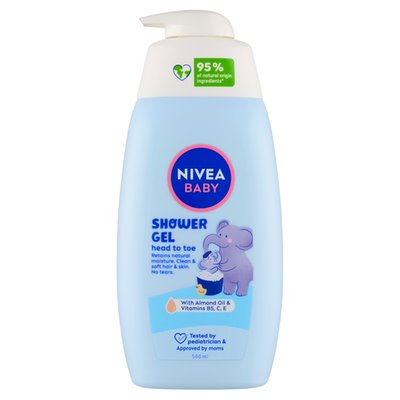 Obrázek Nivea Baby Sprchový gel pro celé tělo a vlásky 500ml