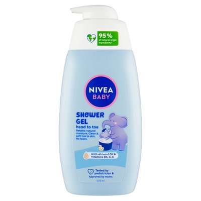 Obrázek Nivea Baby Sprchový gel pro celé tělo a vlásky 500ml