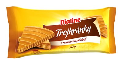 Obrázek X_DIALINE TROJHRANKY NUGATOVE 50G