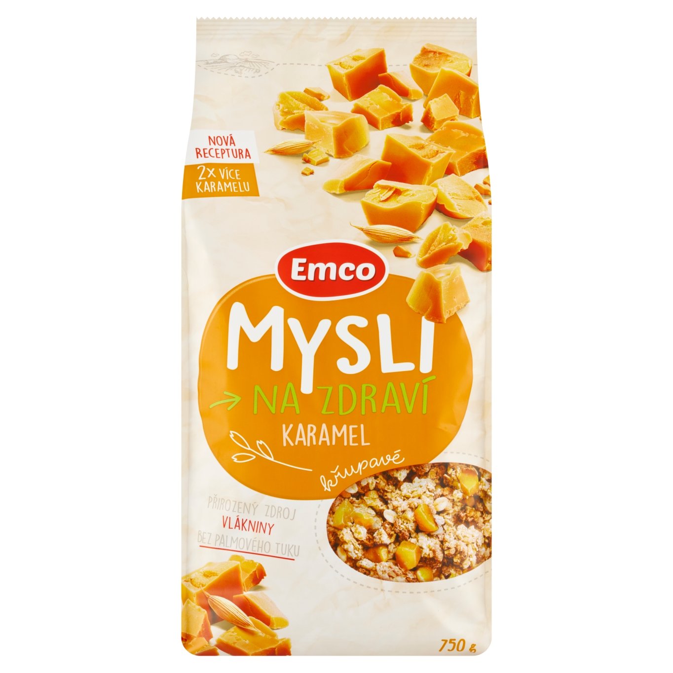 Emco Mysli na Zdraví Karamel 750g