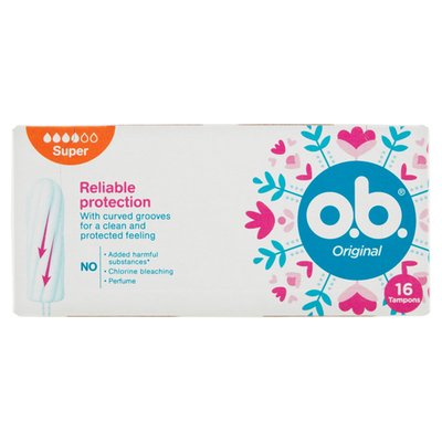 Obrázek O.B. Original Super tampony 16 ks