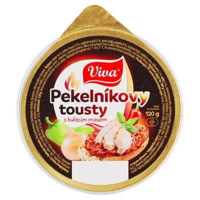 Obrázek Viva Pekelníkovy tousty s kuřecím masem 120g
