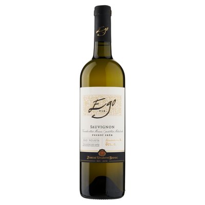 Obrázek Zámecké Vinařství Bzenec Ego Sauvignon víno s přívlastkem pozdní sběr suché bílé 750ml