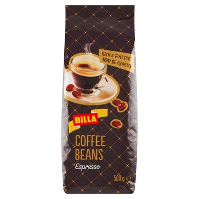 Obrázek BILLA KAVA ESPRESSO ZRNO 500G