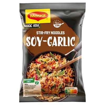 Obrázek MAGGI Nudle z pánve Kuře s česnekem a sójovou omáčkou, sáček 185g