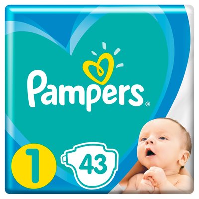 Obrázek PAMPERS ACTIVE NEWBORN S1 43KS