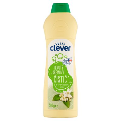 Obrázek clever Tekutý krémový čistič s citrusovou vůní 500g