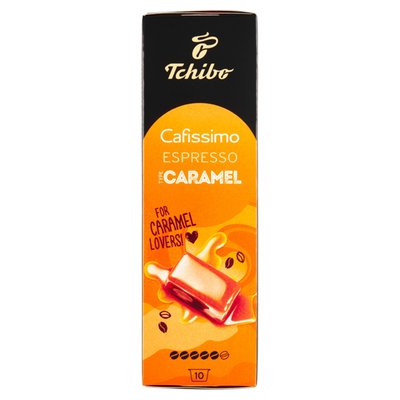 Obrázek Tchibo Cafissimo Espresso Caramel pražená mletá káva kapsle 10 x 7,5g (75g)