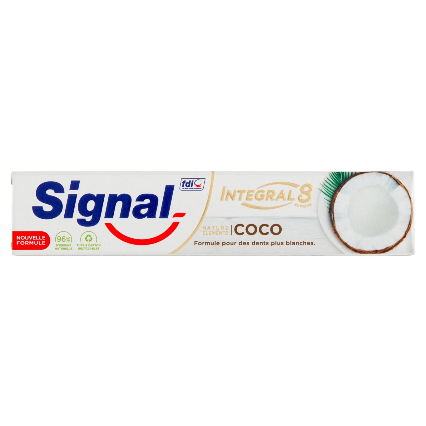 Signal Nature Elements Integral 8 Coco White Zubní pasta 75ml BILLA e