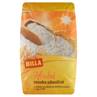 Obrázek BILLA Hrubá mouka pšeničná 1kg