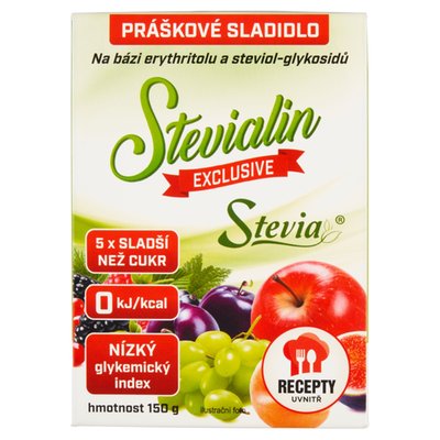 Obrázek Stevia Stevialin Exclusive práškové sladidlo 150g