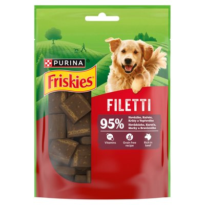 Obrázek Friskies Filetti pamlsky pro psy hovězí 70g
