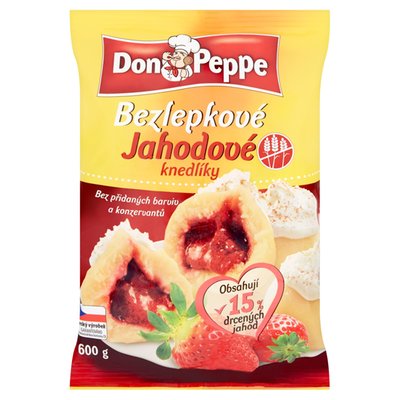 Obrázek Don Peppe Bezlepkové jahodové knedlíky 600g
