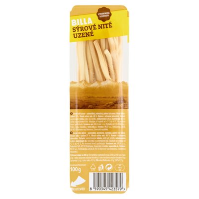 Obrázek BILLA Sýrové nitě uzené 100g