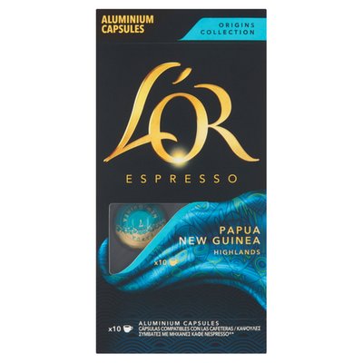Obrázek L'OR Espresso Papua New Guinea Highlands pražená mletá káva v kapslích 10 ks 52g