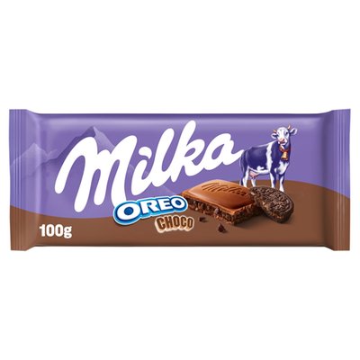 Obrázek Milka čokoláda Oreo Choco mléčná, náplň kakao a sušenky 100g