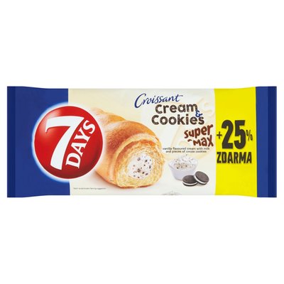 Obrázek 7DAYS CROISSANT CREAM AND COOKIES 110G