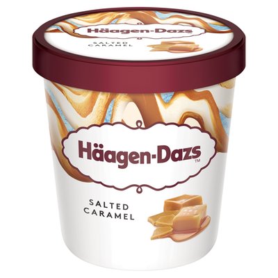 Obrázek Häagen-Dazs Karamelová zmrzlina smetanová s polevou ze slaného máslového karamelu 460ml