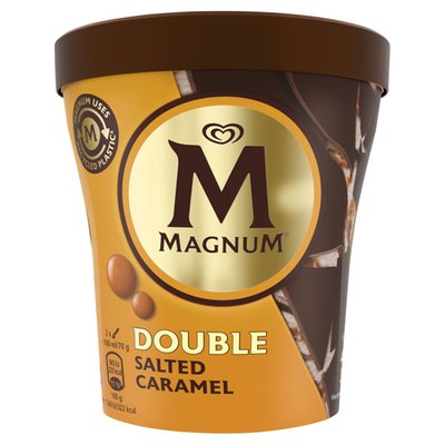 Obrázek Magnum Double Salted Caramel zmrzlina v kelímku 440ml