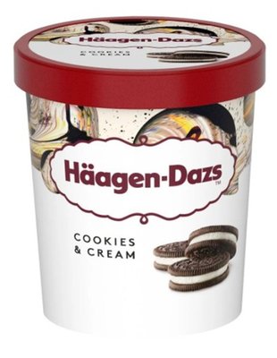 Obrázek Häagen-Dazs Vanilková smetanová zmrzlina s kakaovými sušenkami