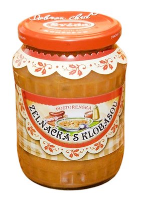 Obrázek Poštorenská zelňačka s klobásou 650g