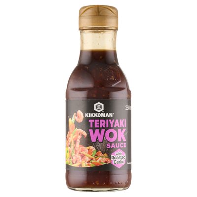 Obrázek Kikkoman Teriyaki wok omáčka s pečeným česnekem 250ml