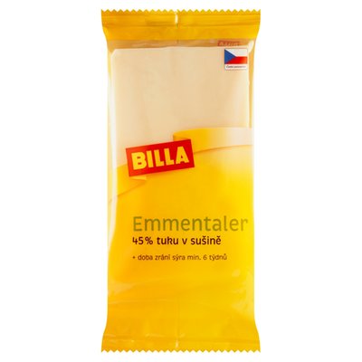 Obrázek BILLA Emmentaler 45% 250g