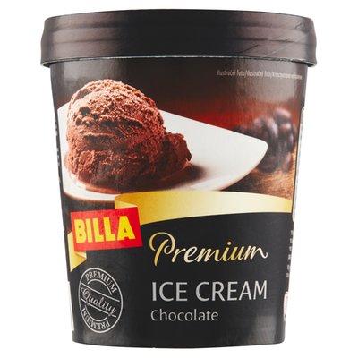 Obrázek BILLA Premium Mražený krém smetanový čokoládový 480ml