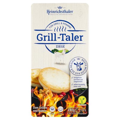 Obrázek Heinrichsthaler Grilltaler sýrové dukáty z kozího sýra na gril 4 x 60g (240g)